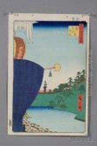 Sanno-festival Procession At First Street, Koji-machi by Utagawa or Ando Hiroshige