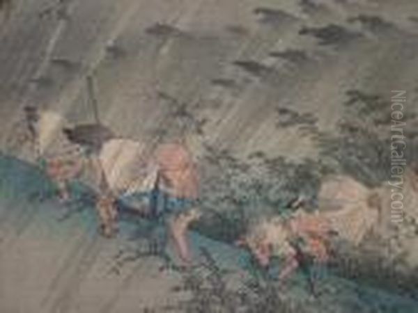 Three Stations Of The Tokaido - view 1