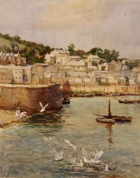 A Cornish Harbour - view 1