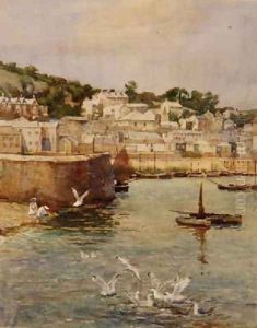 A Cornish Harbour by Henry Martin