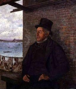 A Great Authority in Our Village Portrait of John Kelynack 1877 by Henry Martin