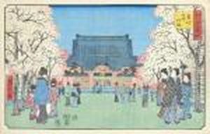 Scenes From The Famous Places In Edo (tokyo) by Utagawa or Ando Hiroshige