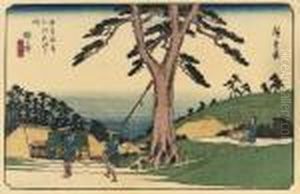 The Stations Kashiwabara, Bamba, Samegai, Takamiya And Ota From The Series