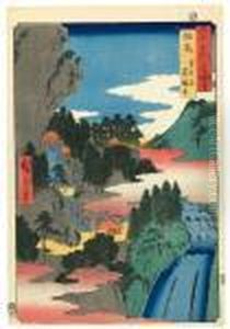 Tajima, Iwaidani Iwayakanon by Utagawa or Ando Hiroshige