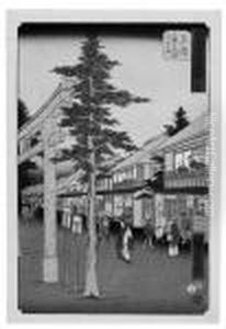 Gojusan Tsugi Meisho Zue
Mishima, Mishima Ojinja .. No Torii