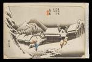 Mid 19th Century by Utagawa or Ando Hiroshige
