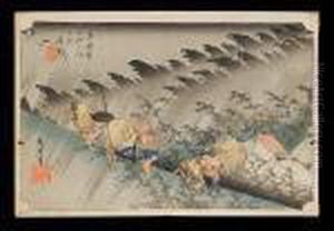 Mid 19th Century by Utagawa or Ando Hiroshige