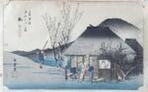 Mariko by Utagawa or Ando Hiroshige
