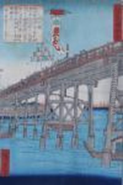 Procession Across Bridge - view 1