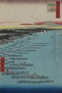 Samegafuchi Beach, From The Hundred Famous Views Of Edo Samegafuchi Beach, From The Hundred Famous Views Of Edo