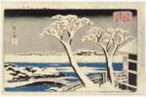 Matsuchiyama No Yuki by Utagawa or Ando Hiroshige