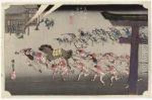 Miya, Atsuta Shinji by Utagawa or Ando Hiroshige