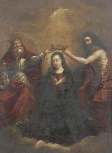 The Coronation of the Virgin by Bartolome Esteban Murillo