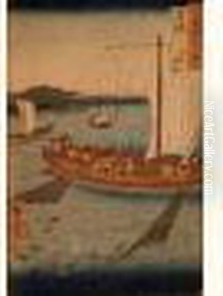 Andohiroshige (1797-1858). - Scene De Peche. C.1850. - view 1