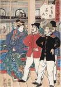 Six Various Prints, 20th Century by Utagawa or Ando Hiroshige