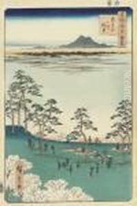Oban Tate by Utagawa or Ando Hiroshige