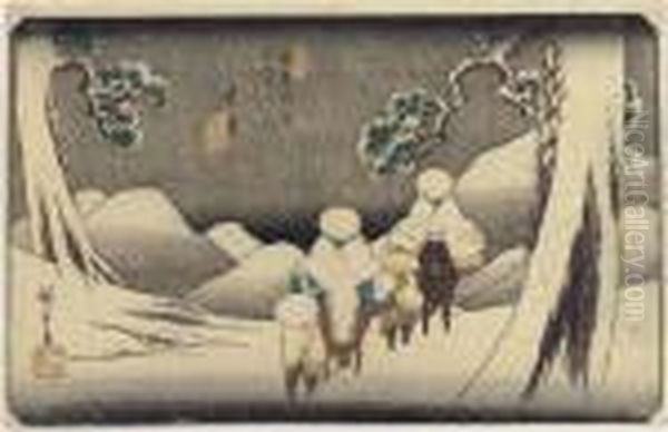 Oi, From The Series Kisokaido
Rokujukyu Tsugi No Uchi (thesixty-nine Stations Of The Kisokaido) - view 1