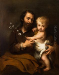 Saint Joseph and the Christ Child by Bartolome Esteban Murillo