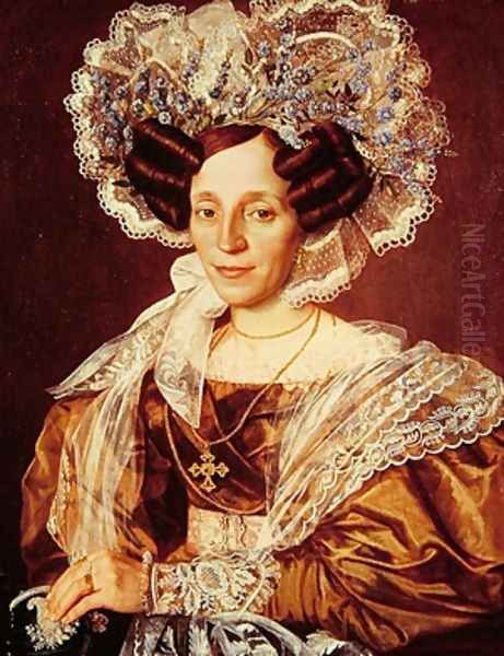 Portrait of Barbara Smetanova mother of Federic Smetana - view 1