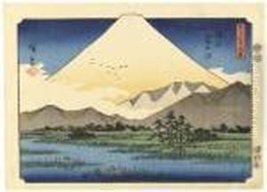 Fuji Sanjurokkei (the Thirty-six Views Of Mount Fuji) by Utagawa or Ando Hiroshige