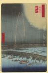 Ryogoku, Hanabi (fireworks, Ryogoku)
