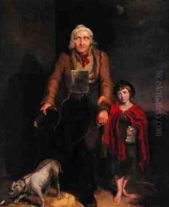 The Blind Beggar by James Flewitt Mullock
