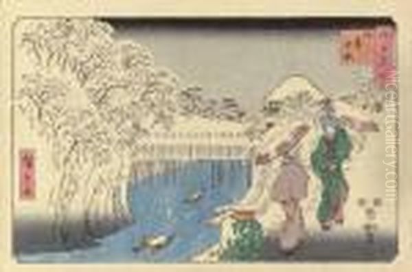 Ochanomizu, From The Series Edo Meisho (famous Places Of Edo) - view 1