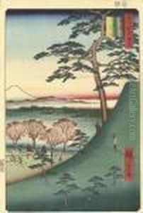 Meguro, Motofuji (one Hundred Views Of Famous Places Of Edo) by Utagawa or Ando Hiroshige