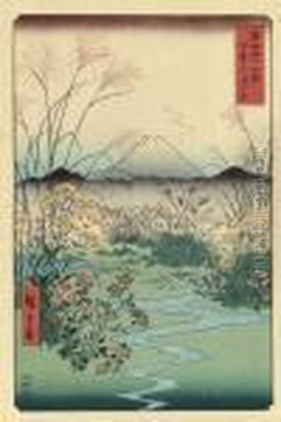 Kai Otsuki No Hara (otsuki Plain, Kai Province) - view 1