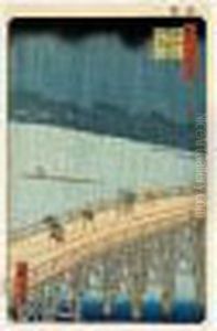Ohashi Atake No Yudachi. Le Grand Pont D'atake Sous L'orage