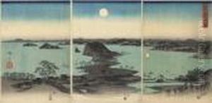 Buyo Kanazawa Hassho Yakei (evening Vista Of The Eight Views Of Kanazawa) thumbnail