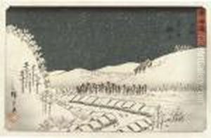 Mariko, From The Series Tokaido Gojusan Tsugi by Utagawa or Ando Hiroshige