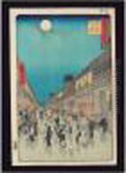 A Complete Set Of The Series ````the One Hundred Famous Views Of Edo' - view 1