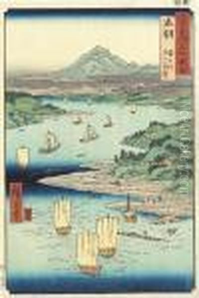 Two Prints, Inokashira No Ike, Benten No Yashiro - view 1
