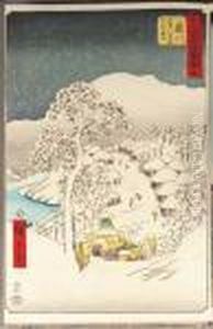 Gojusan Tsugi Meisho Zue (famous
 Places Of The Fifty-three Stations[of The Tokaido]) [the 'upright 
Tokaido'] by Utagawa or Ando Hiroshige