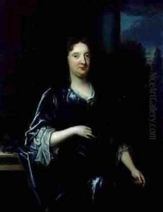 Frances Lady Russell 1638-1721 Youngest Daughter of Oliver Cromwell by Herman van der Myn