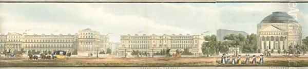 Panoranic view around Regent's Park Abbey Life in England 524 - view 1