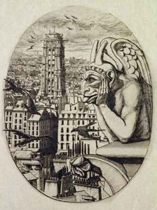 The Vampire Le Stryge 1853 by Charles Meryon