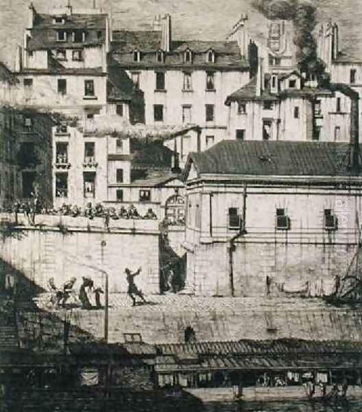 La Morgue 1854 by Charles Meryon