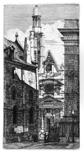St. Etienne du Mont, Paris - view 1