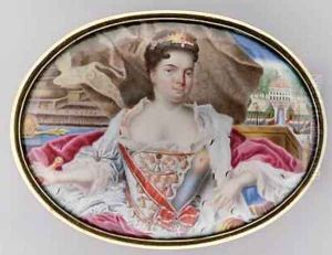 Portrait of Catherine I 1684-1727 1724 by Grigory Semyonovich Musikiysky
