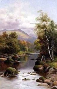 Evening on the Glaslyn North Wales 1909 by William Henry Mander