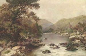 In the Llugwy Valley, above Bettws-y-Coed by William Henry Mander