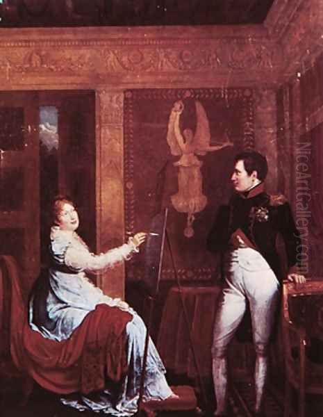Marie Louise Painting the Emperor - view 1