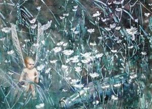 A Fairy in the Meadow 1909 by Cicery Bridget Martin