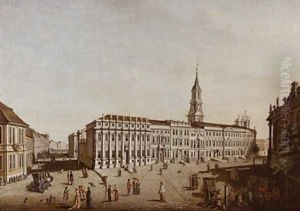 View of Castle Street and the Fiaker Square Potsdam 1773