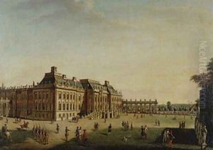 The garden front of the town castle 1773