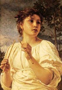 The Flute Player 1877 by Walter Mclaren