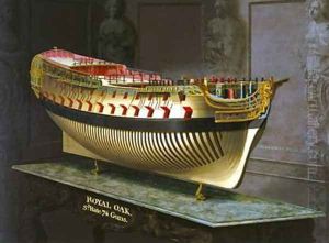 HMS Royal Oak 1773-75 by Joseph Marshall