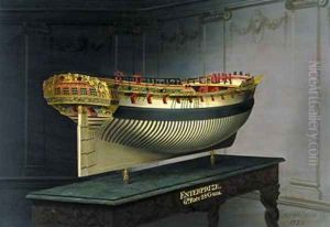HMS Enterprise 1775 by Joseph Marshall